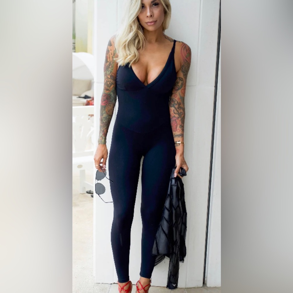 Coco on the go cross cross back jumpsuit